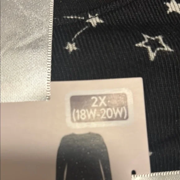 Joyspun Black Starry Pajama Set with Headband - Picture 3 of 4